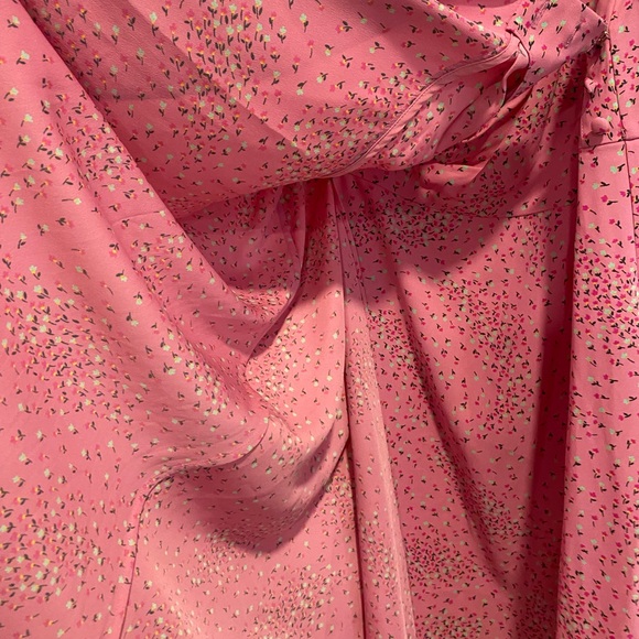 Kate Spade Pink Chilled Watermelon Buttoned Meadow Wrap Dress Size 10 NWT - Picture 14 of 16